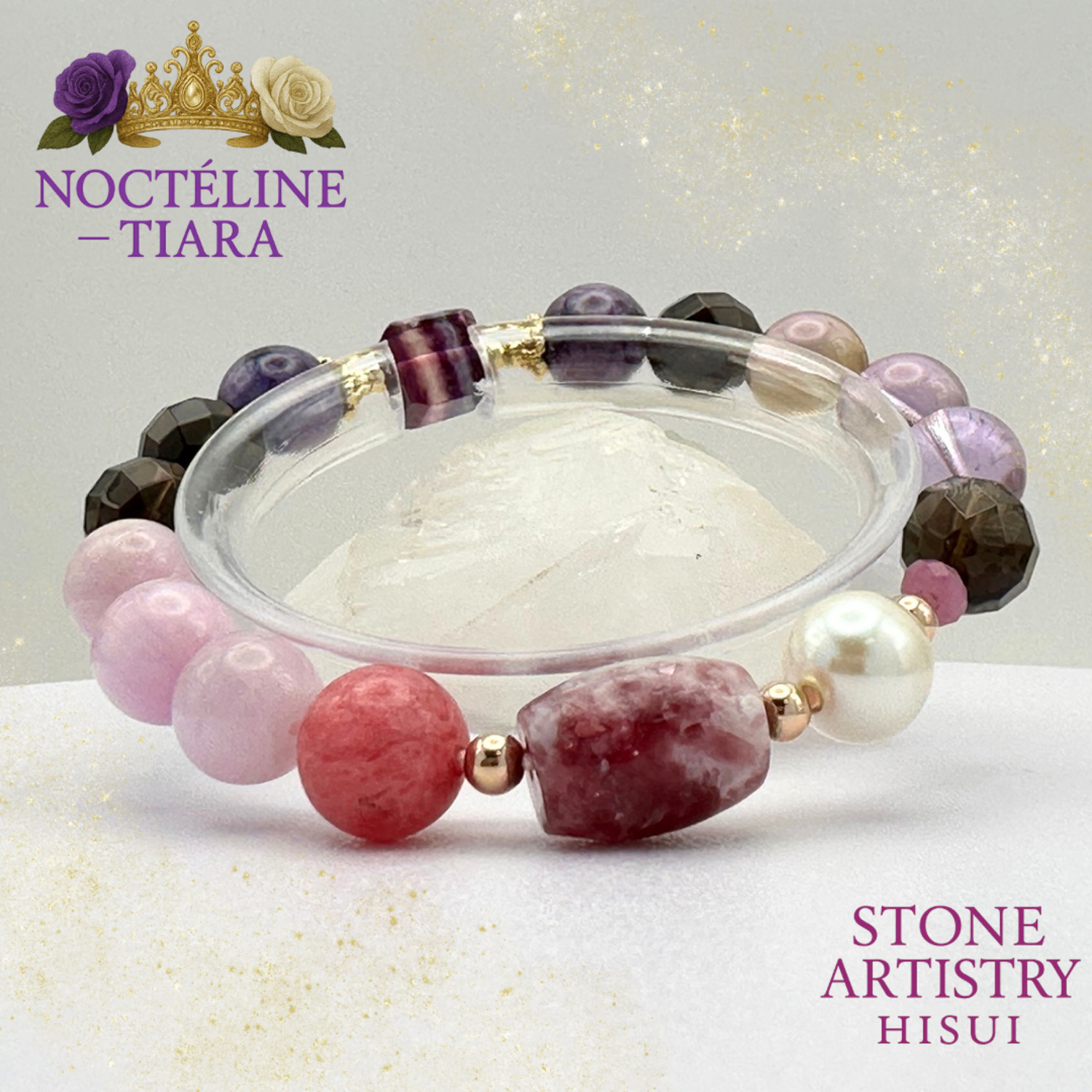 Noctéline Tiara White Bracelet